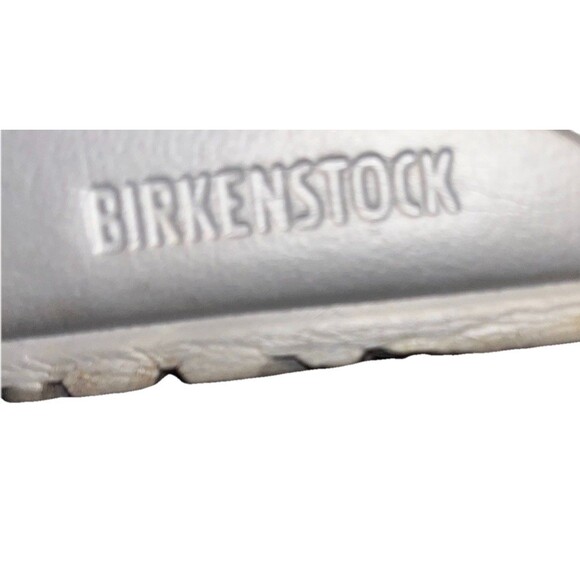 Birkenstock Arizona Essentials Metallic Silver Sandals Woman's EU Size 37 US 6 - Picture 4 of 5